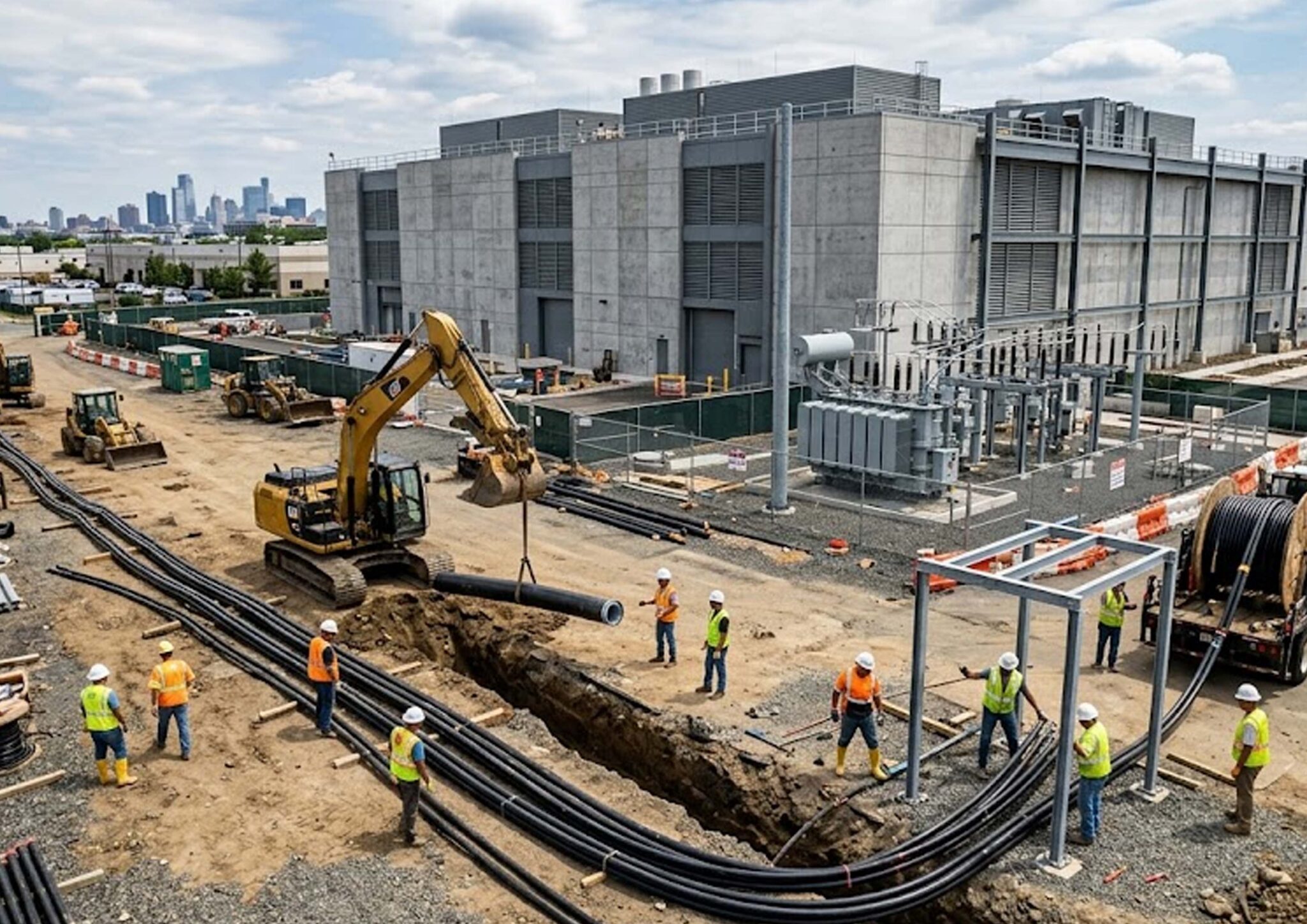 How Utility Construction Projects Support Data Center Expansion