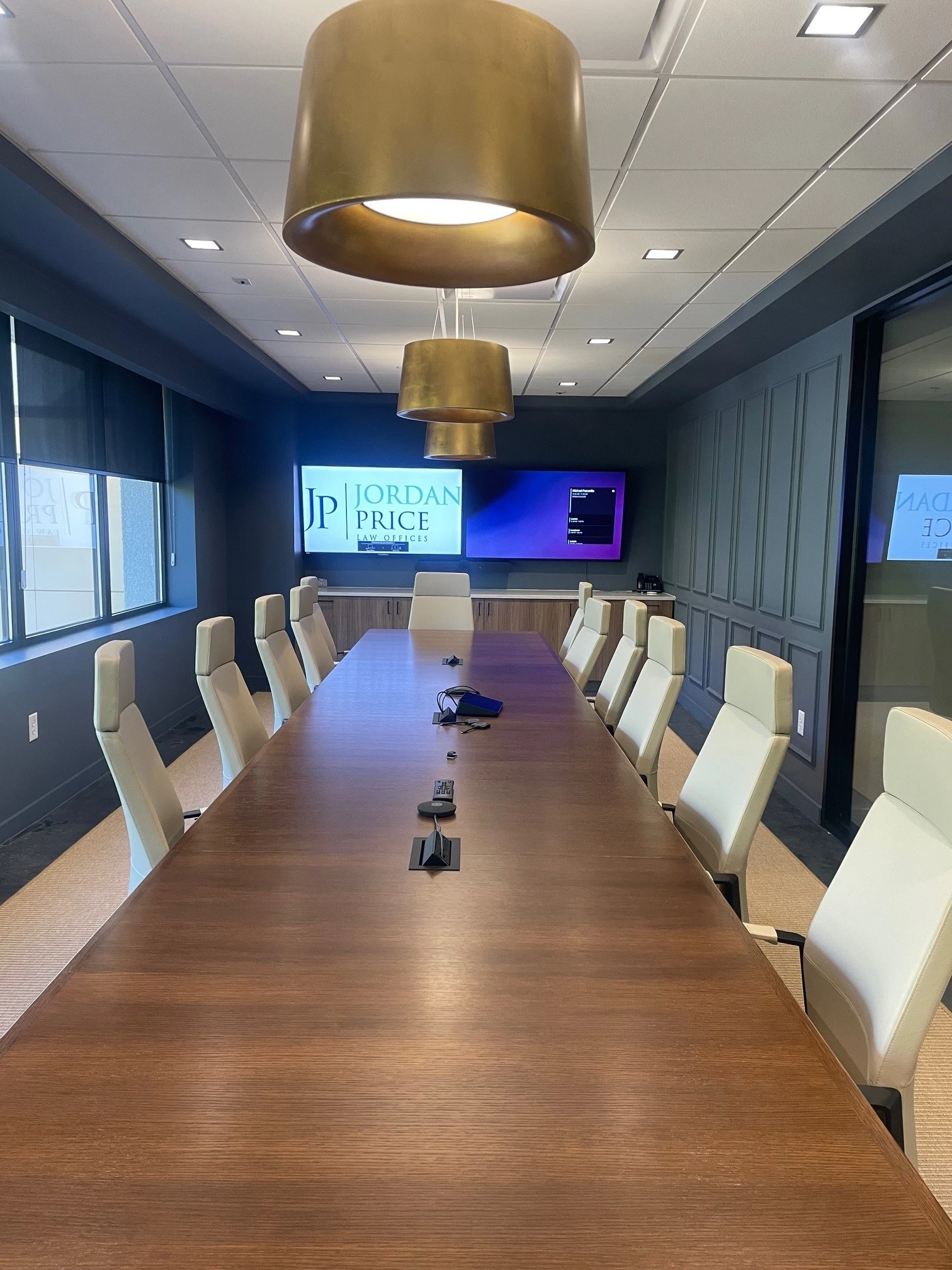 conference room at Jordan Price law offices